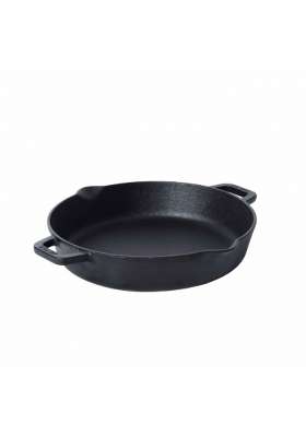 Meyer Pre Seasoned Cast Iron Skillet | 1.6 L | 1.7 Qt | 24 cm | 9.4 Inch | Induction Compatible