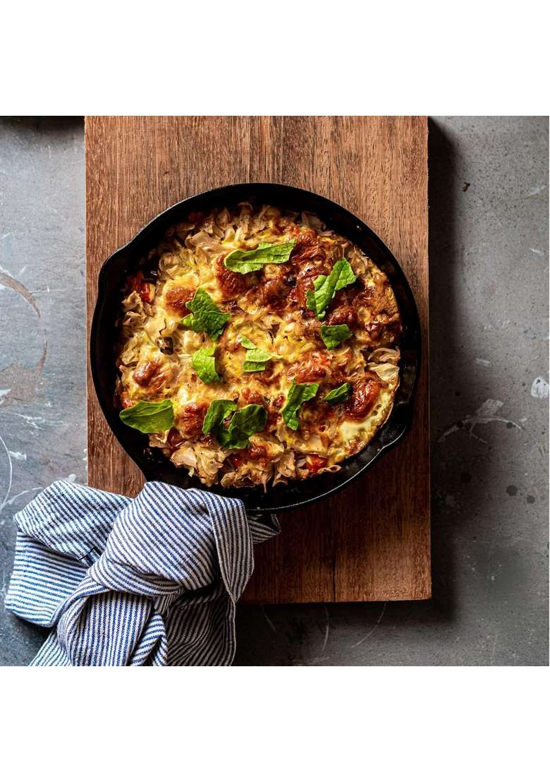 Meyer Pre- Seasoned Cast Iron Cookware Set | 20 cm | 7.9 Inch | 3-Piece Set - Indya