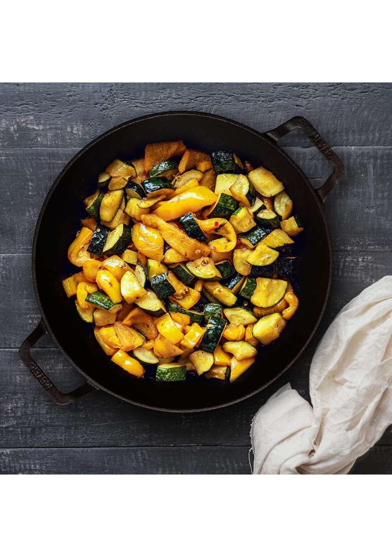 Meyer Pre- Seasoned Cast Iron Cookware Set | 20 cm | 7.9 Inch | 3-Piece Set - Indya
