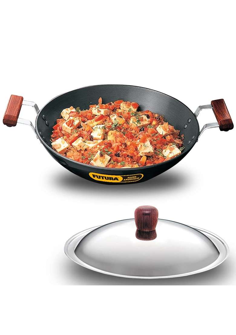 Hawkins Futura Deep Fry Pan | 2.5 L | 2.6 Qt | With Lid - Indya