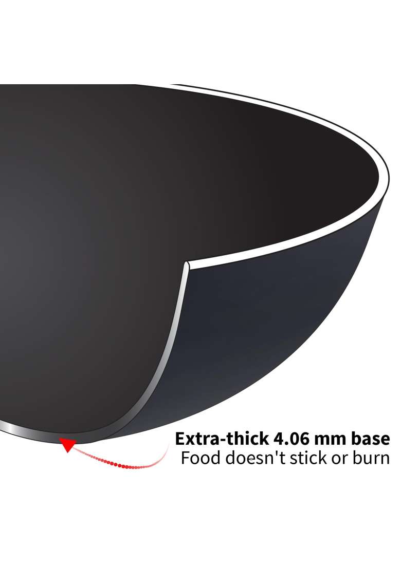 Hawkins Futura Deep Fry Pan | 5 L | 5.3 Qt | Induction Compatible | With Lid - Indya