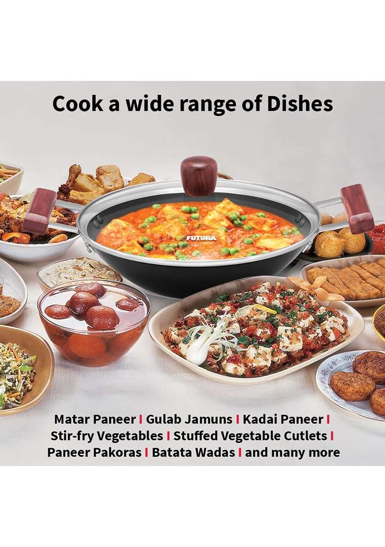 Hawkins Futura Deep Fry Pan | 2 L | 2.1 Qt | With Lid - Indya