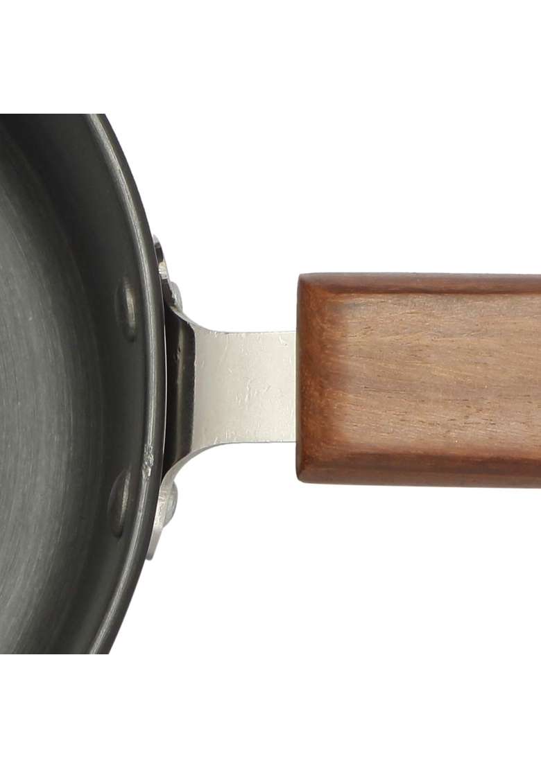 Wonderchef Ebony Hard Anodized Nonstick Sauce Pan | 2 L | 2.1 Qt | 16 cm | 6.3 Inch - Indya