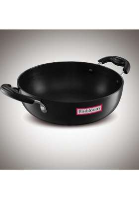 FLIXBLOOM Cosmic Black Hard Anodised Induction Base and Gas Stovetop Compatible Cookware | 2 L | 2.1 Qt | With Lid