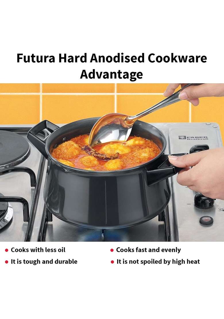 Hawkins Futura Handi Cooking Pot | 3 L | 3.2 Qt - Indya