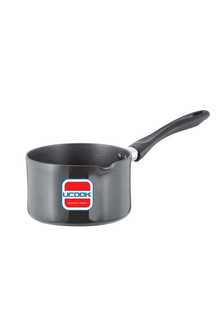 UCOOK Aluminium Hard Anodised Induction Base Saucepan | 2 L | 2.1 Qt - Indya