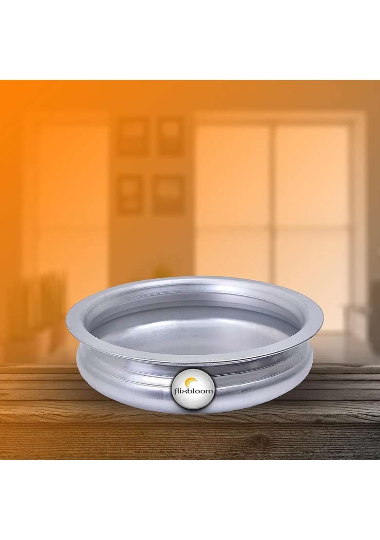 FLIXBLOOM Splendid Hard Anodised Induction Base Urli Uruli for Cooking | 1 L | 1.1 Qt | With Lid - Indya