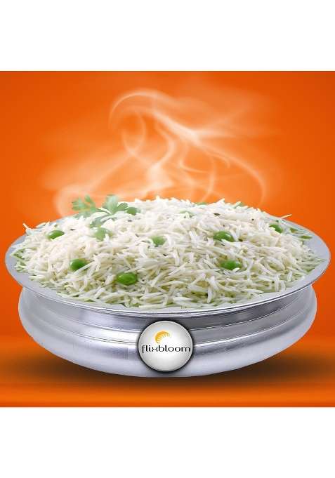 FLIXBLOOM Splendid Hard Anodised Induction Base Urli Uruli for Cooking | 1 L | 1.1 Qt | With Lid