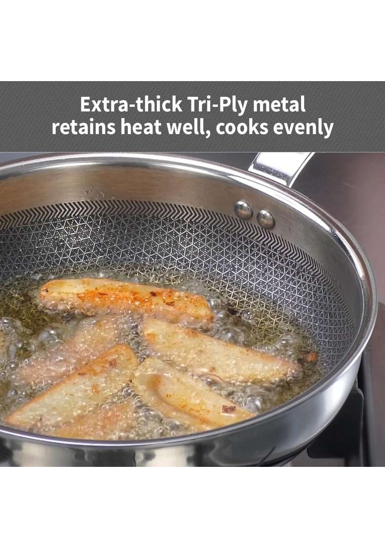 Hawkins 6-Piece Triply with Shielded Nonstick Gift Set | Induction Compatible | With Lid - Indya