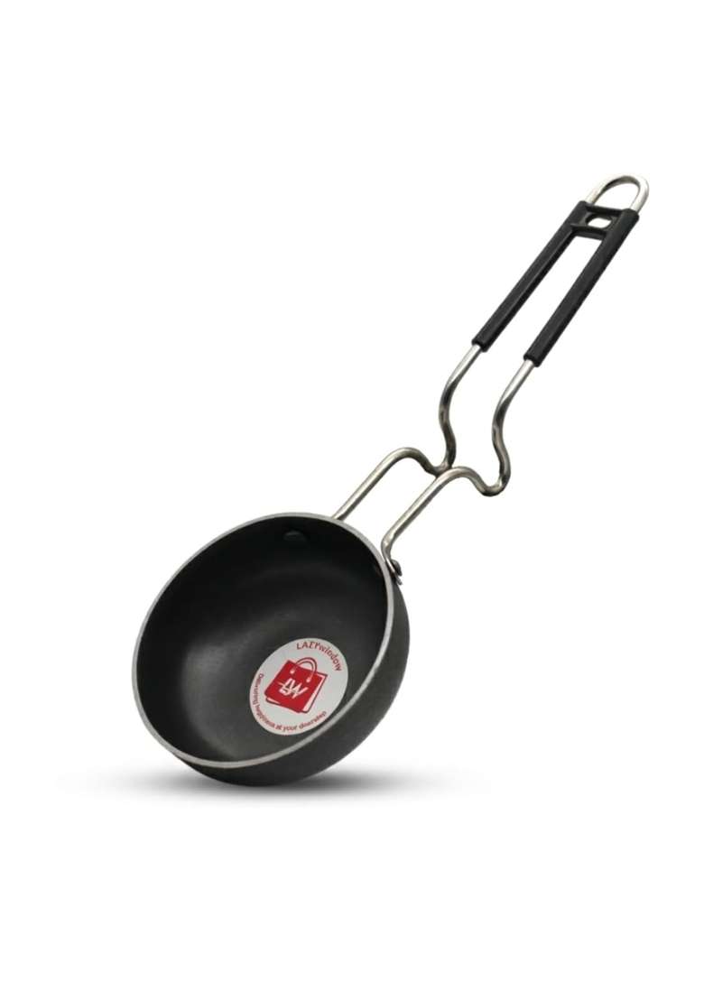 LAZYwindow Induction Cookware Iron Tadka Pan | 12 cm | 4.7 Inch | Insulated - Indya