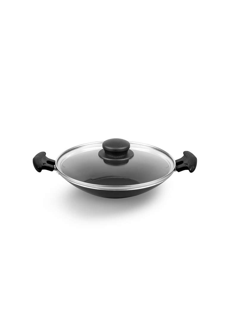 Pigeon Aluminium by Stovekraft Special Non-Stick Appachetty with Lid - Indya