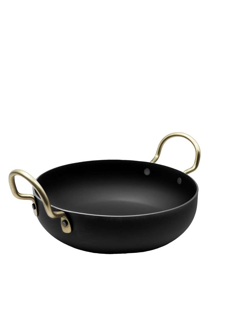 DOZY Iron Nonstick Kadhai Wok | 1.5 L | 1.6 Qt | Non-Toxic - Indya