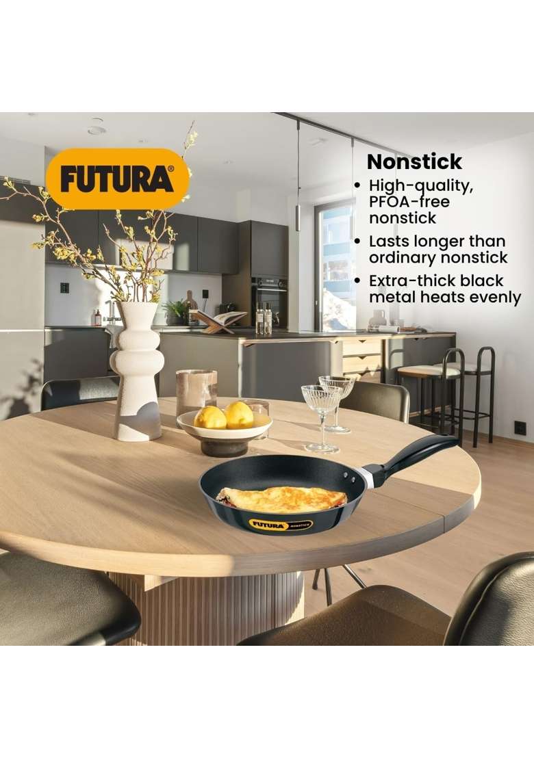 Hawkins Futura Frying Pan | 22 cm | 8.7 Inch | Non-Stick - Indya