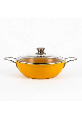 SALFORD Ceramic Non Stick Kadai | 24 cm | 9.4 Inch | Non-Toxic