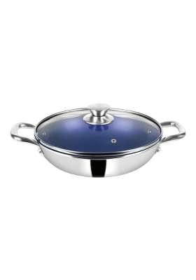 Pigeon Cerrasteel Ceramic Kadai Wok | 24 cm | 9.4 Inch | Non-Stick