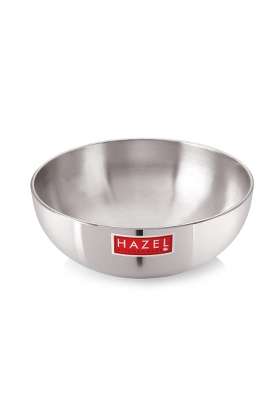 HAZEL Aluminium Kadai Wok Without Handle | 1.5 L | 1.6 Qt | Heavy Bottom | Food Safe