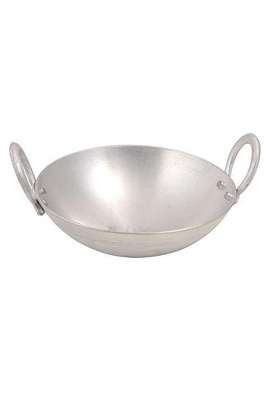 Shopsidex Aluminium Kadhai Wok Premium Range of Aluminum Deep Kadai | 1.5 L | 1.6 Qt | Non-Stick