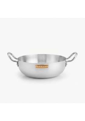 FLIXBLOOM Prominent Kitchen Cookware Induction Base and LPG Friendly Deep Cooking and Serving | 2.5 L | 2.6 Qt