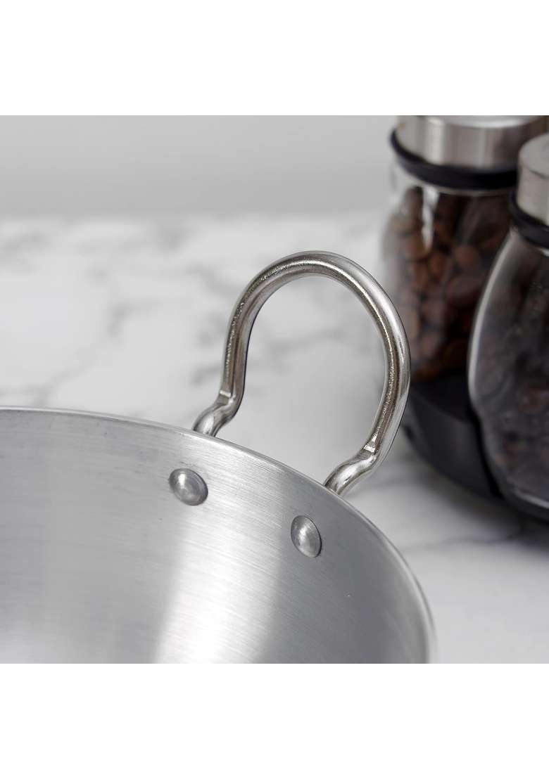 FLIXBLOOM Prominent Kitchen Cookware Induction Base and LPG Friendly Deep Cooking and Serving | 4 L | 4.2 Qt - Indya