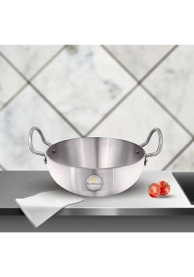 FLIXBLOOM Perfect Aluminium Cookware with Handle Induction Base Cooking Utensils | 5.5 L | 5.8 Qt