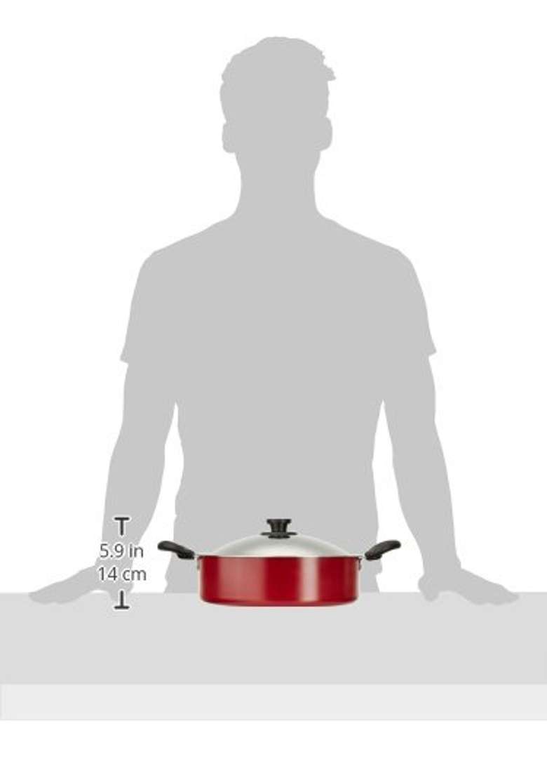 Pigeon By Stovekraft Non-Stick Biriyani Pot with Lid | 5 L | 5.3 Qt - Indya