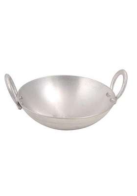 Tannu Craft Aluminium Kadhai Wok Premium Range of Aluminum Kadhai Deep Kadai | Non-Stick