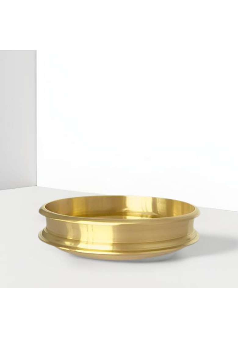 NUTRION Bronze Cooking Urli Uruli | 1.8 L | 1.9 Qt | 22 cm | 8.7 Inch - Indya