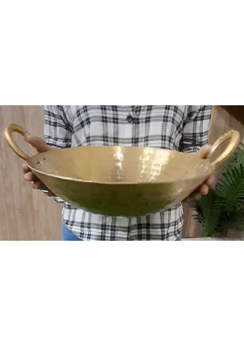 NYRA Pure Brass Pital | 1.5 L | 1.6 Qt | Handcrafted - Indya