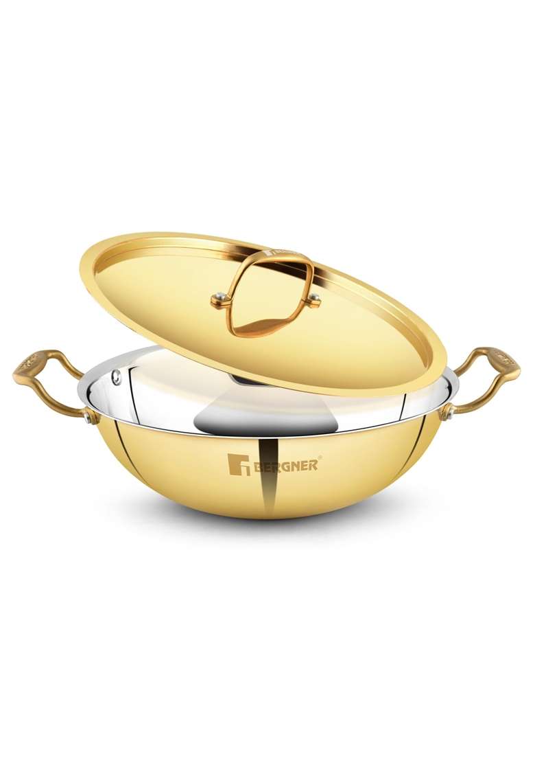 BERGNER Peetlam | 2.5 L | 2.6 Qt | 24 cm | 9.4 Inch | With Lid - Indya