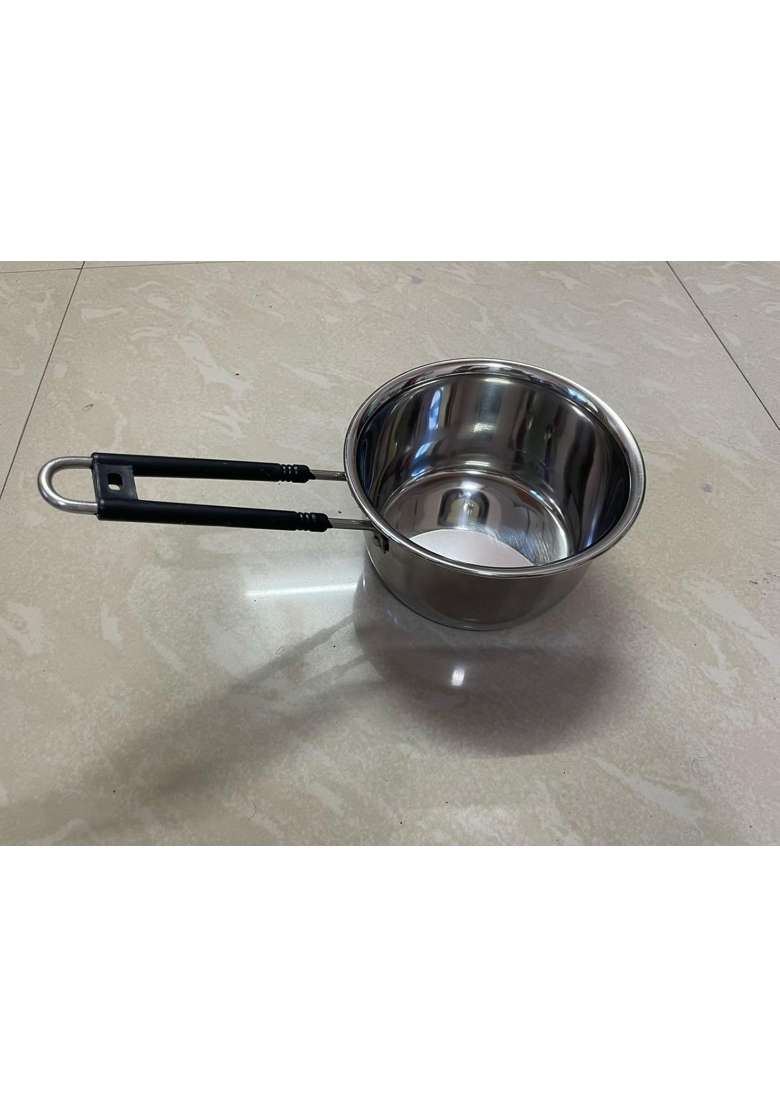 SHIFA CRAFT Stainless Steel Multipurpose Sauce Pan with Bakelite Handle | 1 L | 1.1 Qt | Induction Compatible - Indya