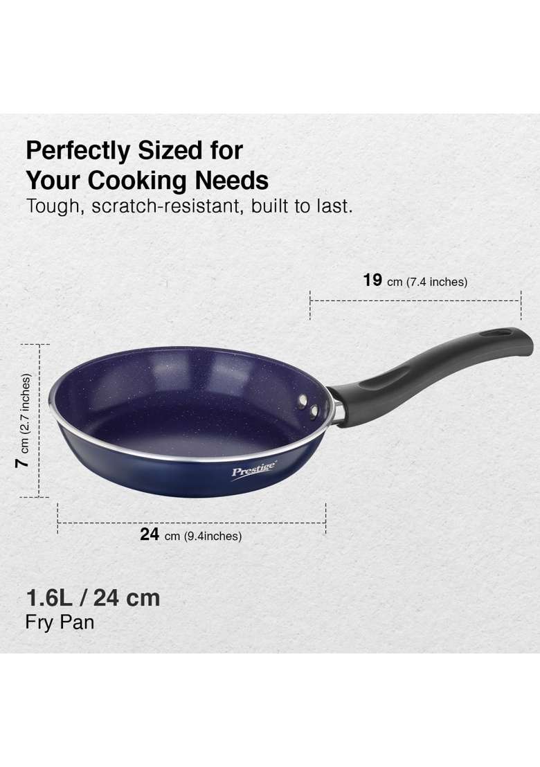 Prestige Ceraglide Ceramic Coated Non-Stick Fry Pan | 24 cm | 9.4 Inch | Induction Compatible - Indya