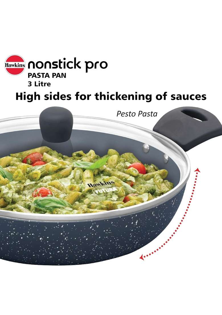 Hawkins Nonstick Induction Pasta Pan | 26 cm | 10.2 Inch - Indya