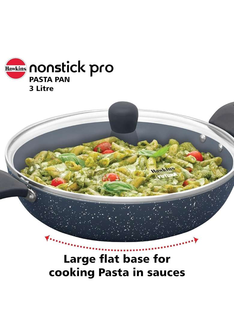 Hawkins Nonstick Induction Pasta Pan | 26 cm | 10.2 Inch - Indya
