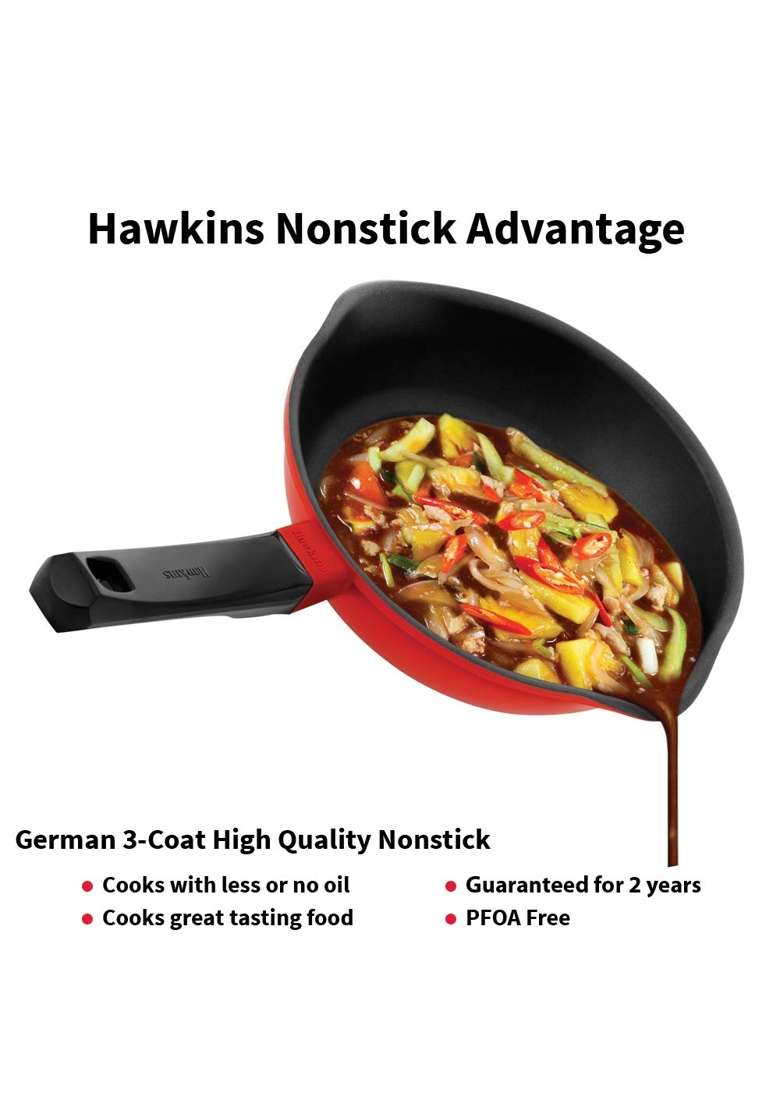 Hawkins Die Cast Non Stick Induction Fry Pan | 22 cm | 8.7 Inch - Indya