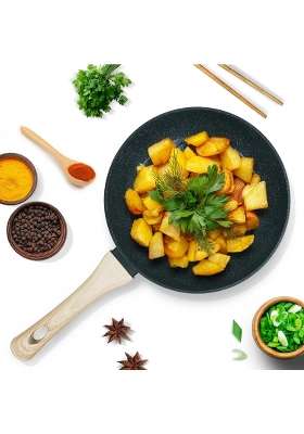 SOLARA Belmont Ceramic Fry Pan Non Stick | 24 cm | 9.4 Inch | Induction Compatible | Dishwasher Safe | PFOA Free