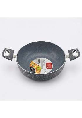 CLASSIC ESSENTIALS Non-Stick Granite Finish | 2.5 L | 2.6 Qt | 24 cm | 9.4 Inch | PFOA Free | With Lid