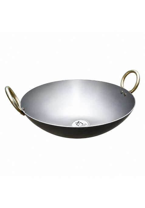 ARSHAN COOKWARE Handmade Iron Hammered Kadhai Without Matthar | 1 L | 1.1 Qt | 28 cm | 11 Inch