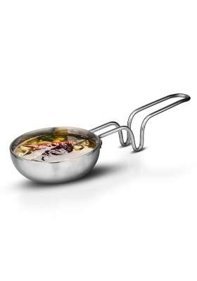 AGARO Stainless Steel Regency Triply Tadka Pan | 250 ml | 8.5 fl oz | 11 cm | 4.3 Inch | Induction Compatible
