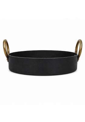 Tannu Craft Iron Flat Kadai Wok for Making Jalebis Maa Pua Tai Fry Pan Dal Tadka Tavi | 1 L | 1.1 Qt | Induction Compatible