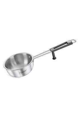 Prestige Tri-Ply Stainless Steel Splendor Tadka Pan | 300 ml | 10.1 fl oz | 11 cm | 4.3 Inch | Induction Compatible