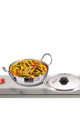 FLIXBLOOM Rising Big Size Induction Base Cookware | 5 L | 5.3 Qt | With Lid