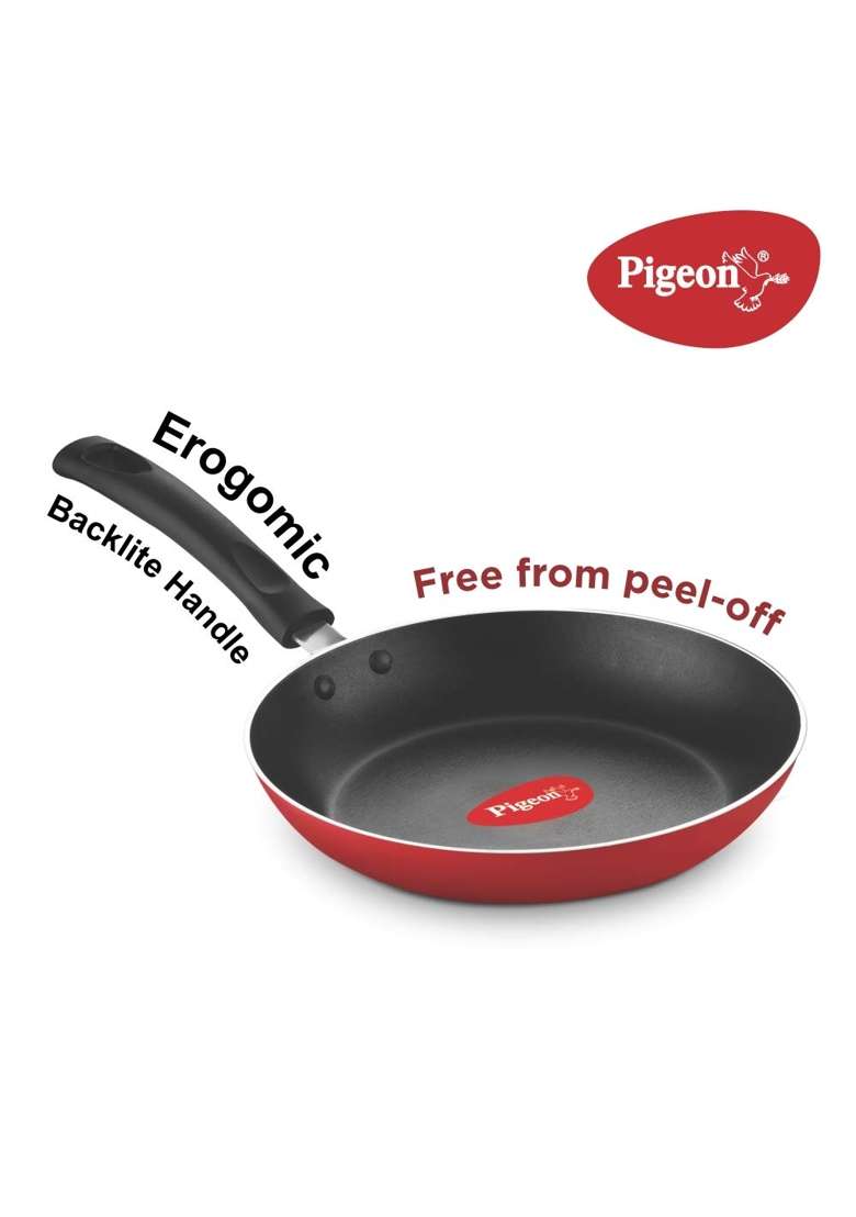 Pigeon Aluminium Non Stick Tawa Flat Griddle -Fry Pan Gift Set - Indya
