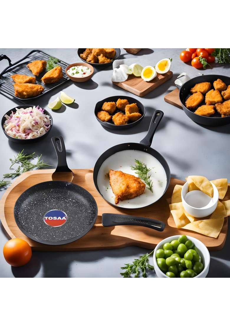 Tosaa Non-Stick Die Cast Mini Fry Pan | 17 cm | 6.7 Inch - Indya