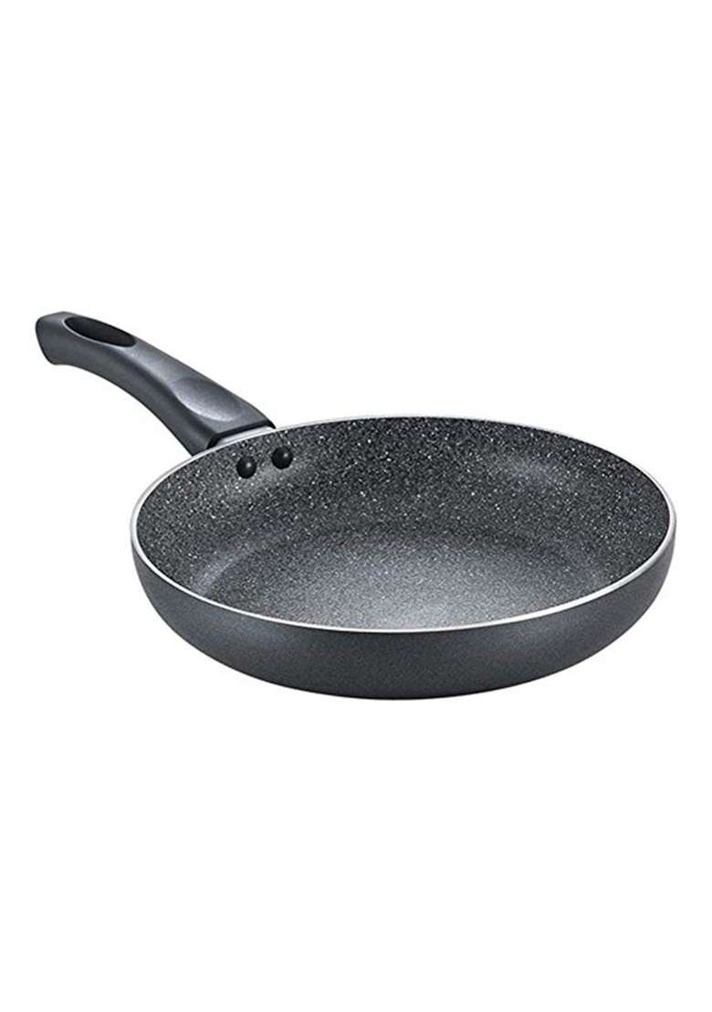 Prestige Omega Deluxe Granite Non-Stick Round Base Fry Pan | 3 L | 3.2 Qt | 28 cm | 11 Inch - Indya