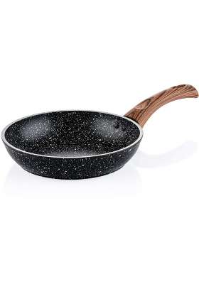 Westinghouse Black Marble Non-Stick Frying Pan | 20 cm | 7.9 Inch | Induction Compatible | Dishwasher Safe