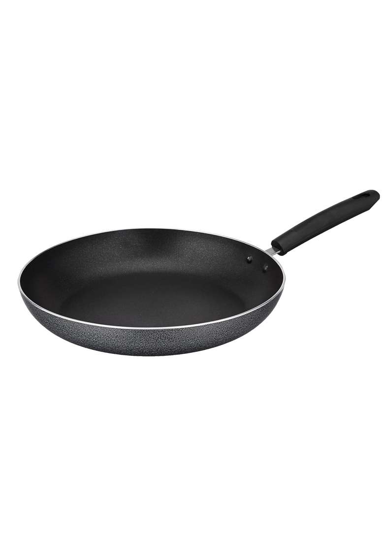 Solimo Amazon Brand Solimo Aluminium Non Stick Frypan | 28 cm | 11 Inch - Indya