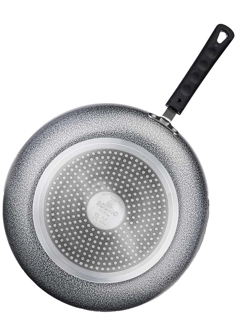 Solimo Amazon Brand Solimo Aluminium Non Stick Frypan | 28 cm | 11 Inch - Indya