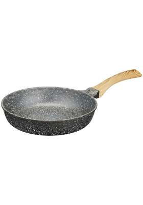 Solimo Amazon Brand Solimo Die Cast Aluminium Non Stick Deep Frying Pan | 24 cm | 9.4 Inch | Induction Compatible