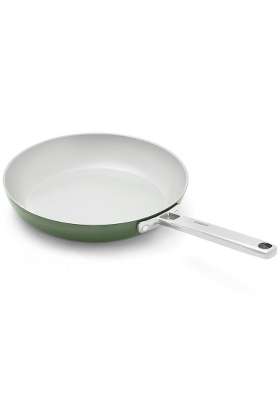 Ember Cookware Arcilla Ceramic Frying Pan | 24 cm | 9.4 Inch | Induction Compatible | Non-Toxic | Non-Stick