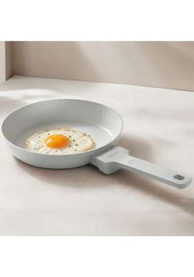 Ember Cookware Arcilla Ceramic Egg and Omelette Pan | 20 cm | 7.9 Inch | Induction Compatible | Non-Toxic | Non-Stick